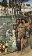 Alma-Tadema, Sir Lawrence On the Road to the Temple of Ceres (mk23) oil painting reproduction